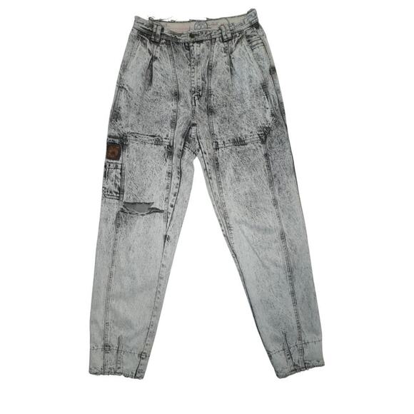 Vintage Bugle Boy Acid Wash Utility Jeans – Size 32 - Picture 1 of 5